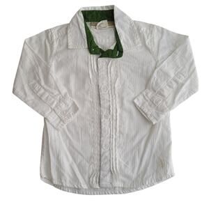 Well Dressed Wolf Boy's Stephen Long Sleeve White Shirt